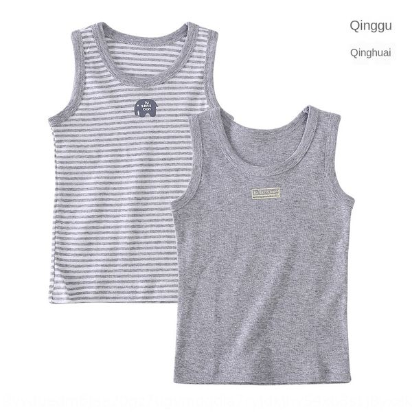 qinggu qinghuai thread pure vest children's clothing cotton thin base shirt children's cotton vest 2 pieces, Blue
qinggu qinghuai thread pure vest children's clothing cotton thin base shirt children's cotton vest 2 pieces, Blue