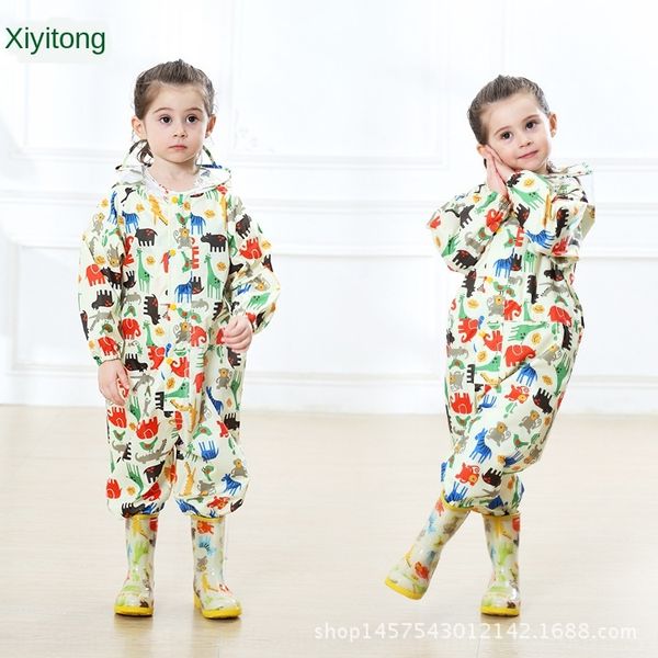 children's raincoat boy's baby's jumpsuit girl's pupil's cloak body clothes body clothes hooded child's poncho, Red;brown
children's raincoat boy's baby's jumpsuit girl's pupil's cloak body clothes body clothes hooded child's poncho, Red;brown