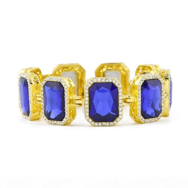 men iced out red black blue ruby bracelet hip hop gold color bracelets for women men, Golden;silver
men iced out red black blue ruby bracelet hip hop gold color bracelets for women men, Golden;silver