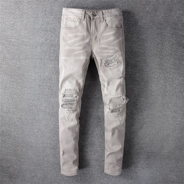 mens designer jeans solid classic style skinny jeans slim fit motorcycle biker denim for motorcycle mens pants, Blue
mens designer jeans solid classic style skinny jeans slim fit motorcycle biker denim for motorcycle mens pants, Blue