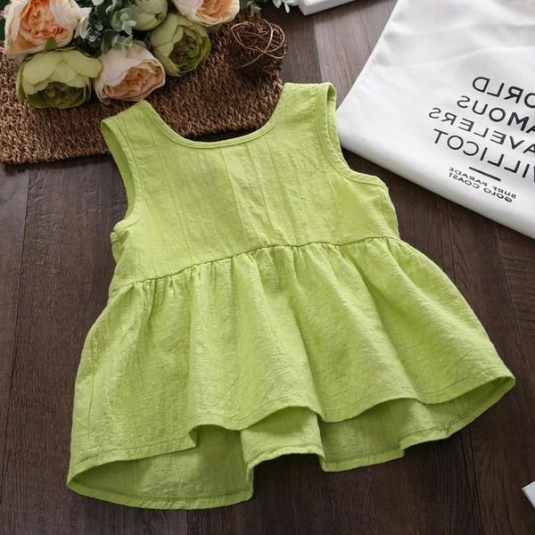summer doll vest skirt baby's cotton linen doll shirt children's korean style girl's cute sleeveless vest skirt, White;black
summer doll vest skirt baby's cotton linen doll shirt children's korean style girl's cute sleeveless vest skirt, White;black