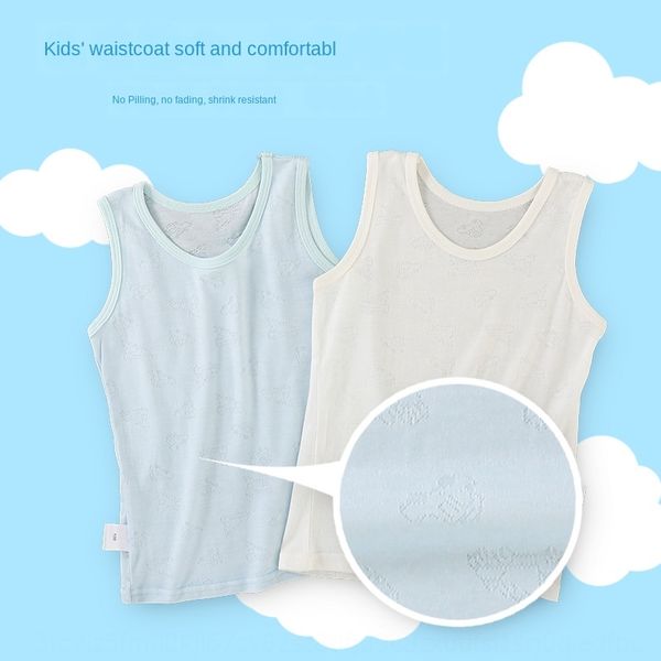 new mesh children's jacquard thin girlsbaby belly protection boys protective vest vestbaby cotton vest, Blue
new mesh children's jacquard thin girlsbaby belly protection boys protective vest vestbaby cotton vest, Blue