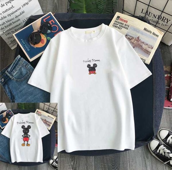 summer new t-shirt korean style white cartoon cotton short sleeve t-shirt women's ins trendy loosemouse half sleeve
summer new t-shirt korean style white cartoon cotton short sleeve t-shirt women's ins trendy loosemouse half sleeve