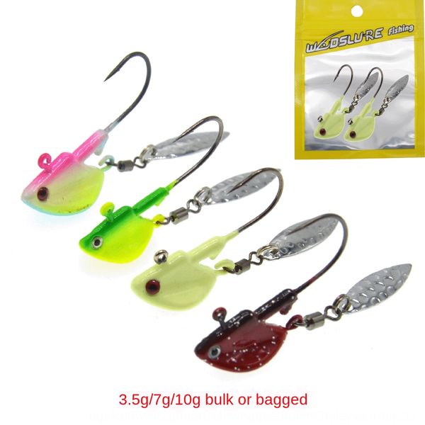 3.5g-10г luya soft bait мягкие червячные рыбы блестки светящегося цвет fishhead крючок рыба типа свинец крюк с вращающимися блестками
3.5g-10г luya soft bait мягкие червячные рыбы блестки светящегося цвет fishhead крючок рыба типа свинец крюк с вращающимися блестками