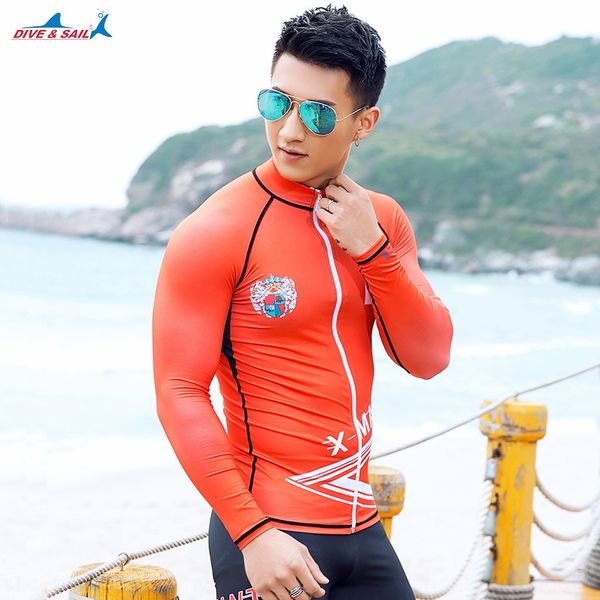 new swim diving diving men's snorkeling suit long sleeve zipper lycra sun protection quick-drying clothes beach suit swimsuit, Gray;blue
new swim diving diving men's snorkeling suit long sleeve zipper lycra sun protection quick-drying clothes beach suit swimsuit, Gray;blue