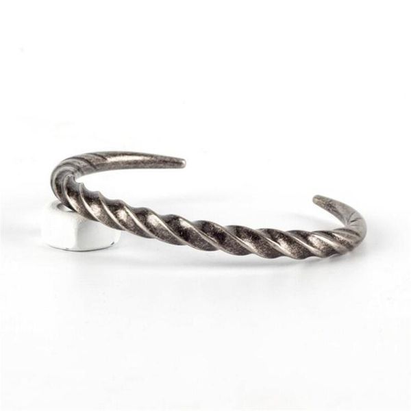 whole saleretro silver men jewelry punk stainless steel bracelet men twist horns cuff open bracelets & bangles couple pulseira masculina, Black
whole saleretro silver men jewelry punk stainless steel bracelet men twist horns cuff open bracelets & bangles couple pulseira masculina, Black