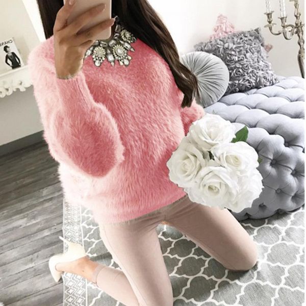 autumn knitted sweater women solid plush sweater pullover elegant women winter fashion turtleneck
autumn knitted sweater women solid plush sweater pullover elegant women winter fashion turtleneck