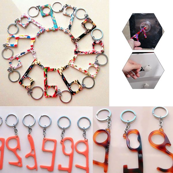 household protective key chain flower printed acrylic pendant contactless elevator key isolation edc door opener press elevator tool
household protective key chain flower printed acrylic pendant contactless elevator key isolation edc door opener press elevator tool