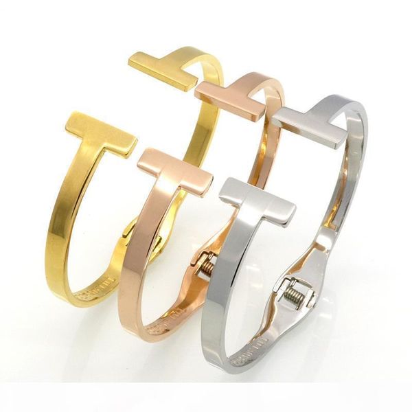 2017 luxury fashion new stainless steel double t love bracelet jewelry cuff 18k rose gold plate bangles bracelets for women love bracelet, Black
2017 luxury fashion new stainless steel double t love bracelet jewelry cuff 18k rose gold plate bangles bracelets for women love bracelet, Black