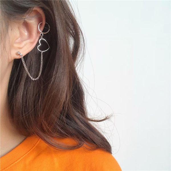 statement cool egirl punk hip hop silver color circle heart long chain drop earring for women men jewelry decoration
statement cool egirl punk hip hop silver color circle heart long chain drop earring for women men jewelry decoration