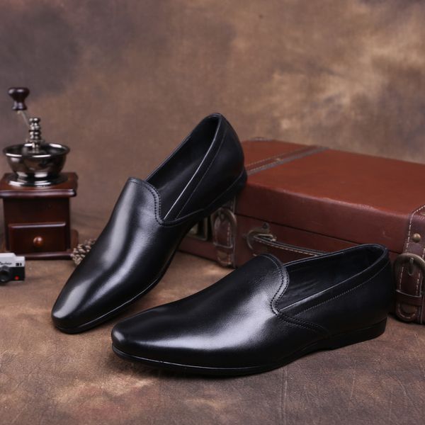 phoenix2020 korean casual fashion genuine leather doudou breathable trendy slip-on men's shoes, Black
phoenix2020 korean casual fashion genuine leather doudou breathable trendy slip-on men's shoes, Black