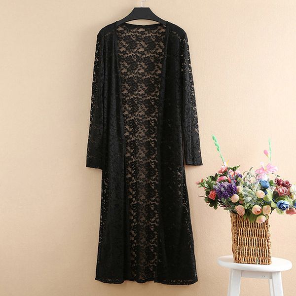 summer women lace long cardigan hollow out sun long protection clothing half sleeve sunscreen blouses outwear beachwear female, White
summer women lace long cardigan hollow out sun long protection clothing half sleeve sunscreen blouses outwear beachwear female, White