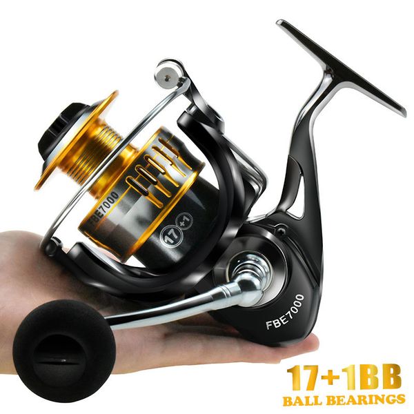 spinning reels 17+1bb 5.0:1/4.7:1 high speed gear ratio fishing reel light weight ultra smooth powerful spinning fishing reels
spinning reels 17+1bb 5.0:1/4.7:1 high speed gear ratio fishing reel light weight ultra smooth powerful spinning fishing reels