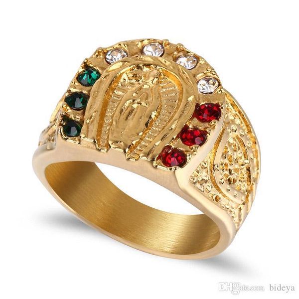 vintage stainless steel statue gold men finger rings with crystals 2019 new hip hop male jewelry accessories, Silver
vintage stainless steel statue gold men finger rings with crystals 2019 new hip hop male jewelry accessories, Silver