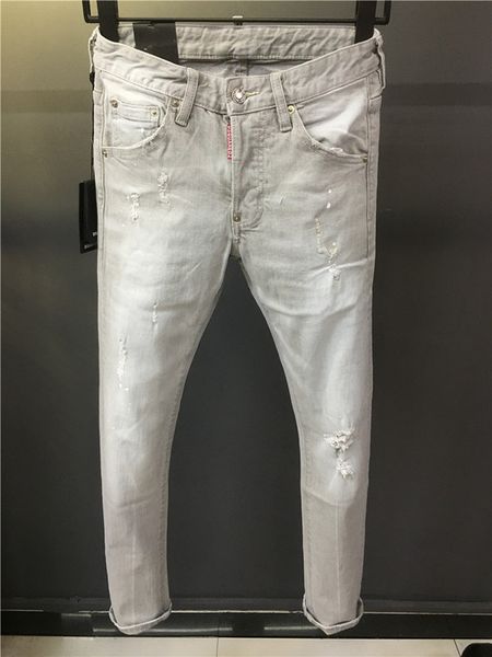 2020 new fashion mens casual straight jeans retro slim fit washed skinny jeans fashion designer ripped men hip hop light denim pants, Blue
2020 new fashion mens casual straight jeans retro slim fit washed skinny jeans fashion designer ripped men hip hop light denim pants, Blue