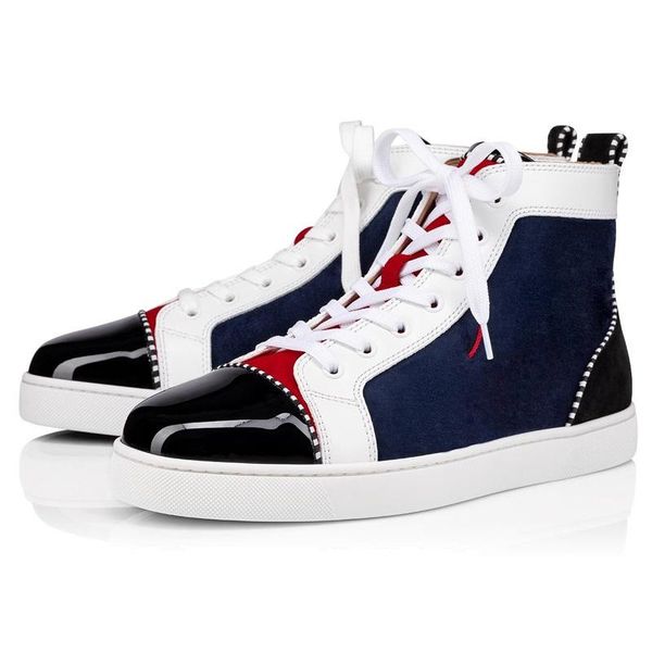 high 2020 luxury designer men shoes red bottoms women spiked flat bottom fashion casual schoenen size36-47 ing, Black
high 2020 luxury designer men shoes red bottoms women spiked flat bottom fashion casual schoenen size36-47 ing, Black