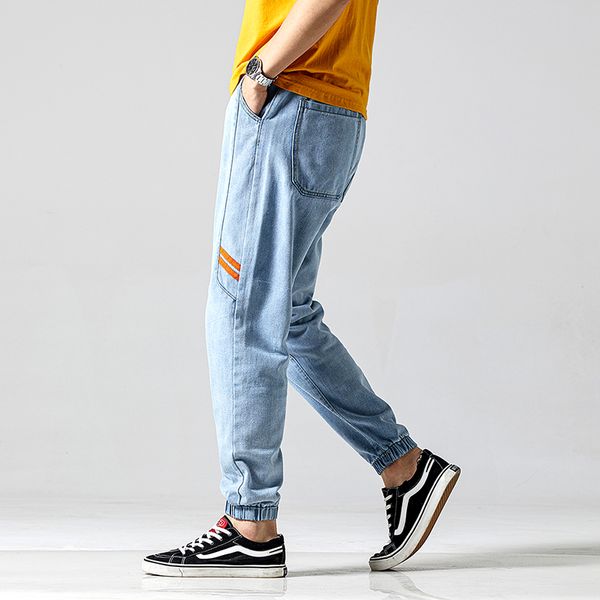 men's jeans spring autumn loose low waist business casual jeans casual trousers men's, Black
men's jeans spring autumn loose low waist business casual jeans casual trousers men's, Black