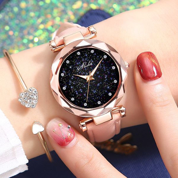 casual starry sky watches for women fashion leather band ladies wrist watch simple quartz women watches female clock reloj mujer
casual starry sky watches for women fashion leather band ladies wrist watch simple quartz women watches female clock reloj mujer