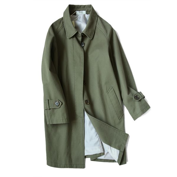 elegant trench coat women cotton casual fashion windbreaker feminino long section 19 autumn winter coat female k275, Tan;black
elegant trench coat women cotton casual fashion windbreaker feminino long section 19 autumn winter coat female k275, Tan;black