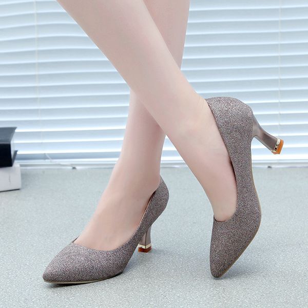 new woman 6cm glitter high heels fashion woman pumps female shoes escarpins femme party wedding shoes for women bride, Black
new woman 6cm glitter high heels fashion woman pumps female shoes escarpins femme party wedding shoes for women bride, Black