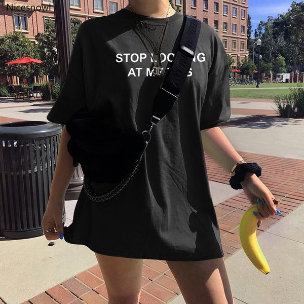 t shirt women slooking at my tits print tshirt hip hop tshirt women streetwear hippie 2020 summer clothes, White
t shirt women slooking at my tits print tshirt hip hop tshirt women streetwear hippie 2020 summer clothes, White