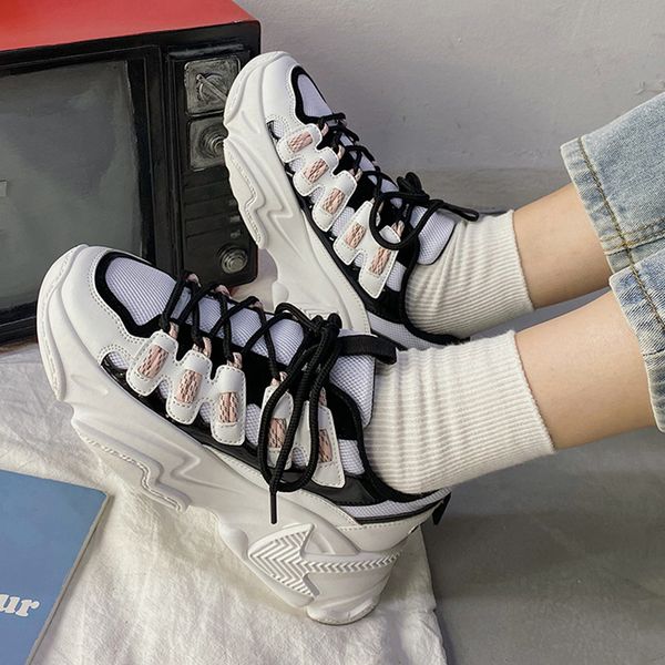ulzzang breathable lace up daddy shoes women muffins espadrilles mujer pisos air mesh height increasing loafers woman flats 2020, Black
ulzzang breathable lace up daddy shoes women muffins espadrilles mujer pisos air mesh height increasing loafers woman flats 2020, Black