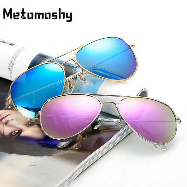 brand women classic pilot sunglasses 2020 punk style mirrored flat sun glasses round metal frame shades for women men uv400, White;black
brand women classic pilot sunglasses 2020 punk style mirrored flat sun glasses round metal frame shades for women men uv400, White;black