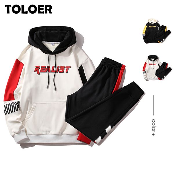 man's sets hip hop tracksuit streetwear men suits fashion 2pc hooded sweatshirt + sports pants casual suit moda hombre 2020 4xl, Gray
man's sets hip hop tracksuit streetwear men suits fashion 2pc hooded sweatshirt + sports pants casual suit moda hombre 2020 4xl, Gray