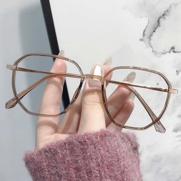 j15cx pure titanium tr polygon myopia women's korean fashion mesh myopia red glasses frame men can be equipped with degree black frame, Silver
j15cx pure titanium tr polygon myopia women's korean fashion mesh myopia red glasses frame men can be equipped with degree black frame, Silver