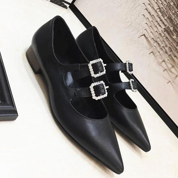 fashionable new shoes buckle rhinestones pointed toe low-heeled all-match banquet single shoes celebrity style, Black
fashionable new shoes buckle rhinestones pointed toe low-heeled all-match banquet single shoes celebrity style, Black