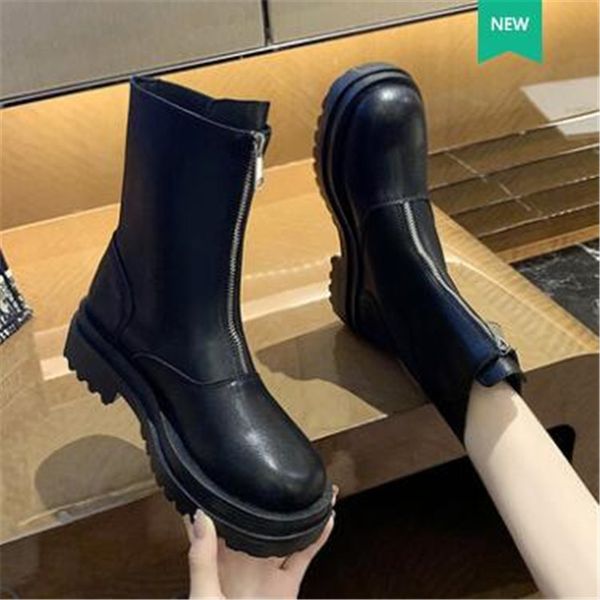 new front zipper chunky platform women's boots solid black white orange boots women round toe high heel ankle for women
new front zipper chunky platform women's boots solid black white orange boots women round toe high heel ankle for women