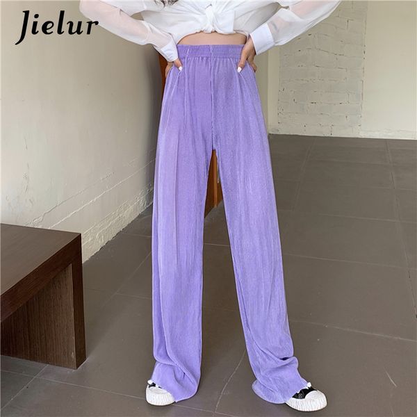 long loose summer pants elastic waist chic pantalon femme 2020 new solid color trousers women slim black pants roupas, Black;white
long loose summer pants elastic waist chic pantalon femme 2020 new solid color trousers women slim black pants roupas, Black;white