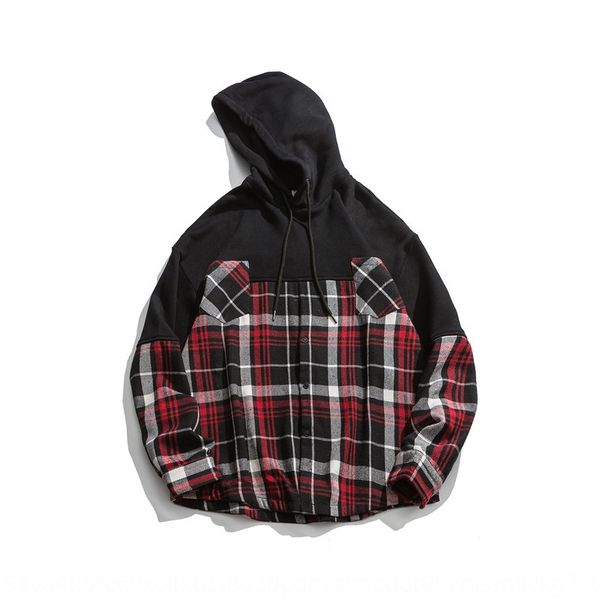6y0z0 it is absolutely not a common thing street hip hop plaid controlled hooded autumn men's loose fake two-piece off-shoulder student, Black
6y0z0 it is absolutely not a common thing street hip hop plaid controlled hooded autumn men's loose fake two-piece off-shoulder student, Black