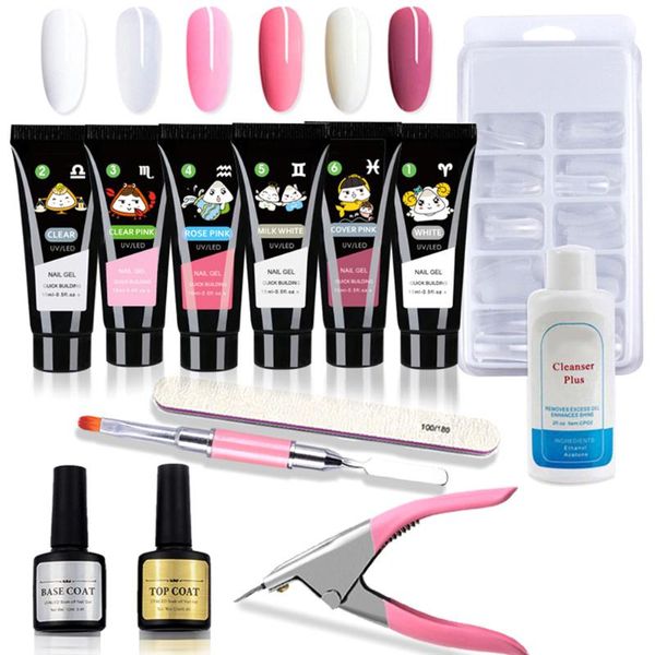nail art tools kit 15ml nail extension gel tips clips file brush fake nails scissors set mh88
nail art tools kit 15ml nail extension gel tips clips file brush fake nails scissors set mh88
