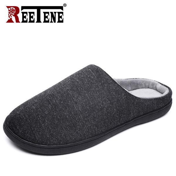 reetene winter home slippers for couple soft warm plush shoes men slip-on cotton casual shoes floor bedroom 36-47, Black
reetene winter home slippers for couple soft warm plush shoes men slip-on cotton casual shoes floor bedroom 36-47, Black
