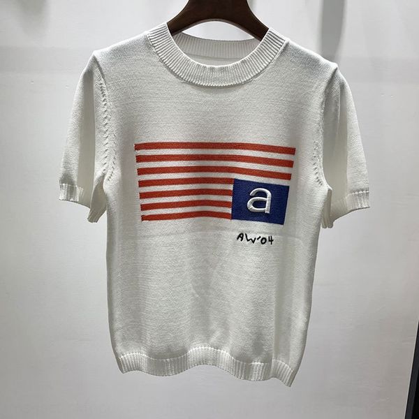 z6a8v 2020 early spring new letter white short-sleeved sweater pullover nv duan xiu pullover short knitted sweater fashionable versatile, White;black
z6a8v 2020 early spring new letter white short-sleeved sweater pullover nv duan xiu pullover short knitted sweater fashionable versatile, White;black