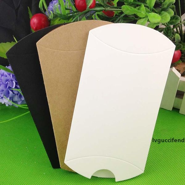 100pcs/lot multi color kraft/black/white pillow shape wedding favor gift box party candy box wholesales pillow boxes
100pcs/lot multi color kraft/black/white pillow shape wedding favor gift box party candy box wholesales pillow boxes