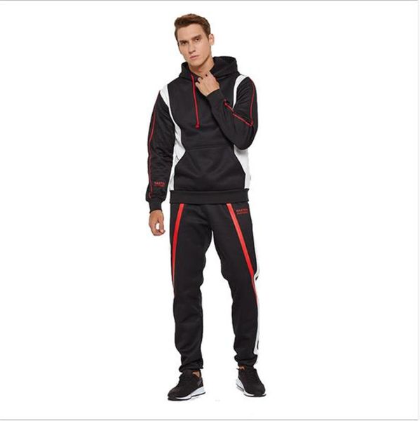 sports designer mens two piece set pullover hooded fashion tracksuits letter print panelled casual male clothing, Gray
sports designer mens two piece set pullover hooded fashion tracksuits letter print panelled casual male clothing, Gray