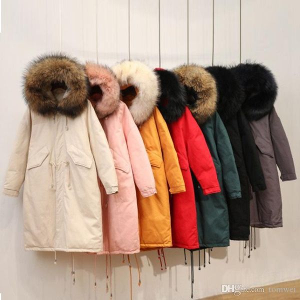 womens long coat down jackets raccoon fur collar loose style white duck down parka snow overcoat thicken warm winter 2018, Black
womens long coat down jackets raccoon fur collar loose style white duck down parka snow overcoat thicken warm winter 2018, Black