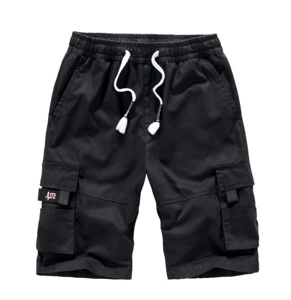men's shorts 2021 men summer loose fashion drawstring cargo with pockets casual trousers plus size -5xl, White;black
men's shorts 2021 men summer loose fashion drawstring cargo with pockets casual trousers plus size -5xl, White;black