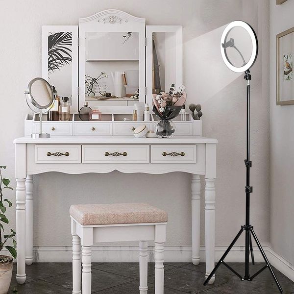 factory 6.3/10.2 camera studio ring light video led beauty ring light pgraphy dimmable ring lamp+tripod for selfie/live
factory 6.3/10.2 camera studio ring light video led beauty ring light pgraphy dimmable ring lamp+tripod for selfie/live