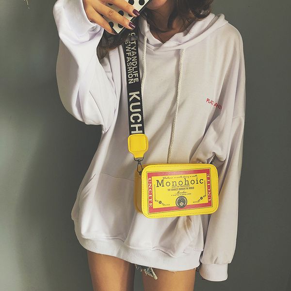 pu 2020 new arrival korean fashion shoulder bags contrast crossbody bag