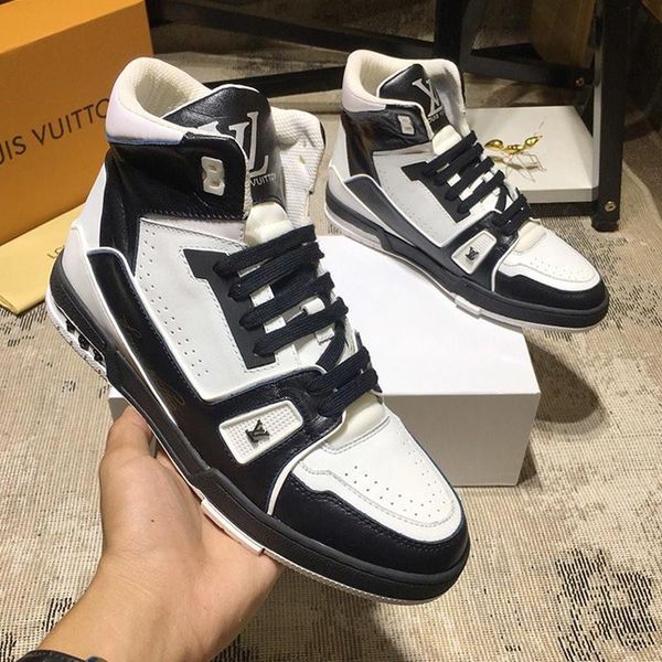 new fashion mens shoes trainer sneaker boot zapatos de hombre ankle fashion boots shoes for men leather with box bottes hommes mens shoes, Black
new fashion mens shoes trainer sneaker boot zapatos de hombre ankle fashion boots shoes for men leather with box bottes hommes mens shoes, Black