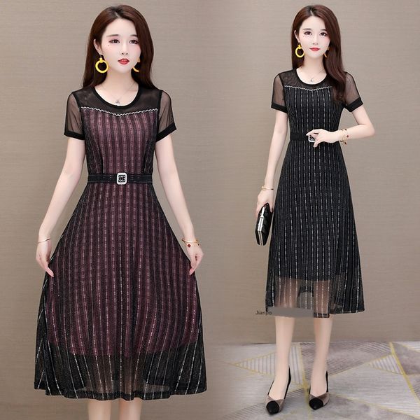 high-end elegant gauze 2020 long skirt long skirt fashion new women's slimming waist large size mid-length dress, Black;gray
high-end elegant gauze 2020 long skirt long skirt fashion new women's slimming waist large size mid-length dress, Black;gray