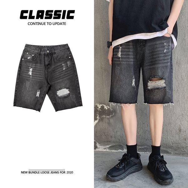 summer ripped denim shorts men's fashion retro casual hole short jeans men streetwear wild hip hop black denim shorts mens -2xl, Blue
summer ripped denim shorts men's fashion retro casual hole short jeans men streetwear wild hip hop black denim shorts mens -2xl, Blue