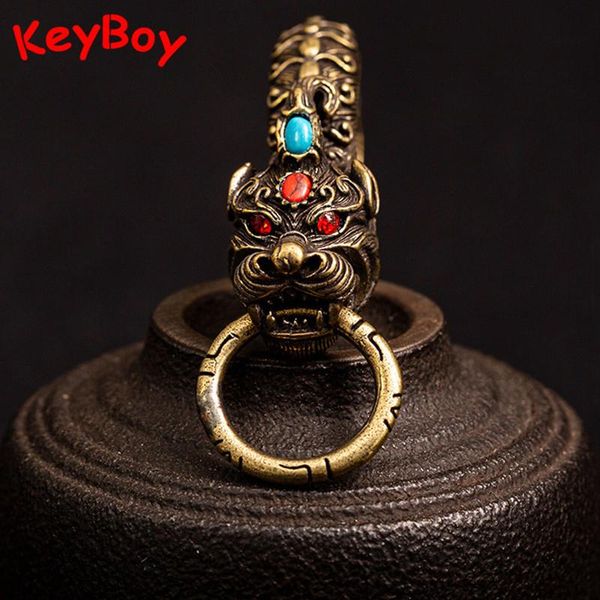 духовой красные глаза голова брелок китайский лаки феншуй keyrings мужчины автомобилей key chain ring ювелирные изделия медь весна пряжка, Silver
духовой красные глаза голова брелок китайский лаки феншуй keyrings мужчины автомобилей key chain ring ювелирные изделия медь весна пряжка, Silver