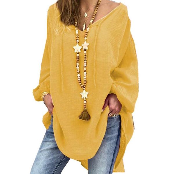 blouse women plus size women solid color long puff sleeve v neck straps loose blouse blusas de mujer blusas mujer de moda 2020, White
blouse women plus size women solid color long puff sleeve v neck straps loose blouse blusas de mujer blusas mujer de moda 2020, White