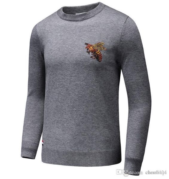 the new high-end men's wear brand knitted pullovers, high-end men's wear designer sweaters knitted to keep warm, White;black
the new high-end men's wear brand knitted pullovers, high-end men's wear designer sweaters knitted to keep warm, White;black
