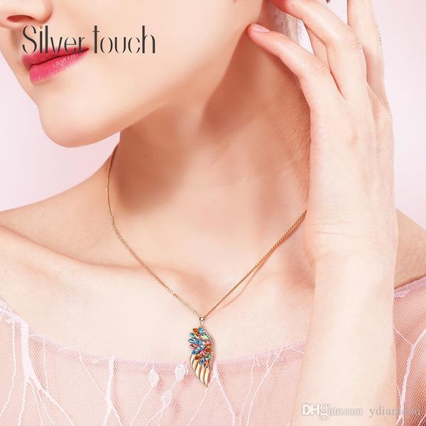 cross-border west dell europe and the united states new fashion wing pendant necklace using crystal elements popular accessories, Silver
cross-border west dell europe and the united states new fashion wing pendant necklace using crystal elements popular accessories, Silver