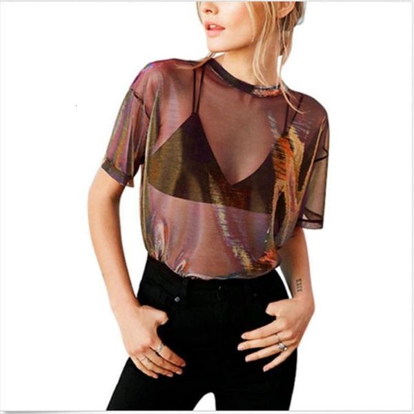женская футболка женская сетка sheer с коротким рукавом see through светоотражающие tee sexy party club streetwear 2020 мода лето винтажной, White
женская футболка женская сетка sheer с коротким рукавом see through светоотражающие tee sexy party club streetwear 2020 мода лето винтажной, White